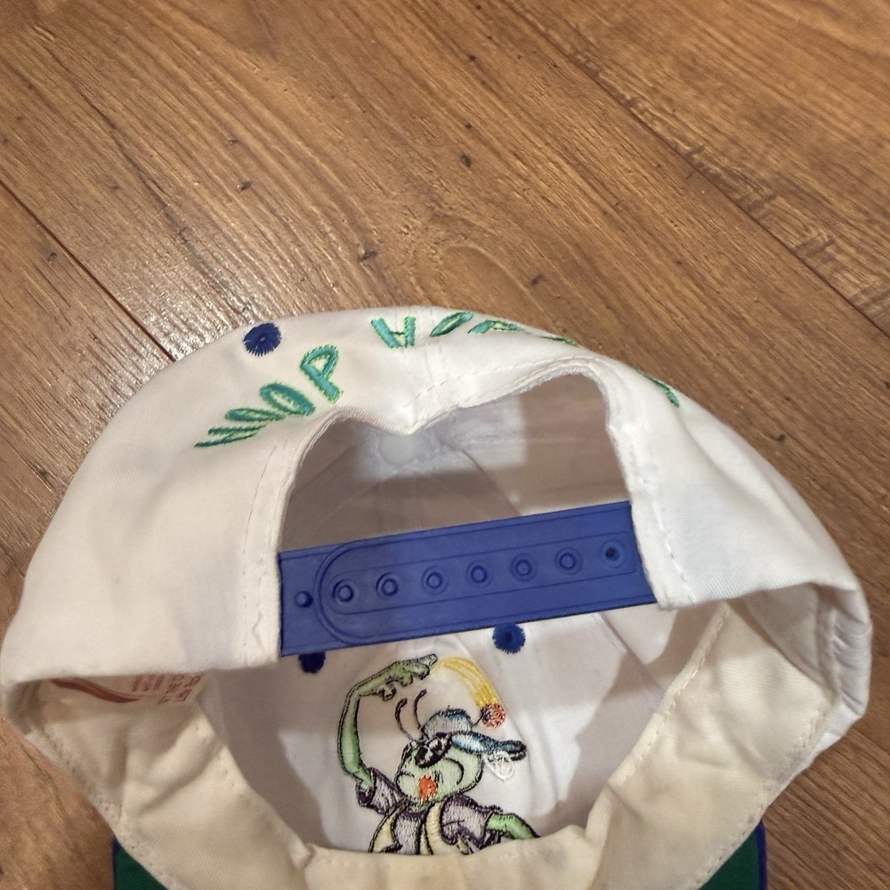 Hoop Hopper VTG Set The Curve Snapback Hat Cap Basketball Goal RARE Embroidered - Picture 7 of 8
